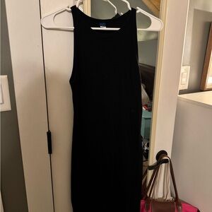 Old Navy Classic Black Midi Dress